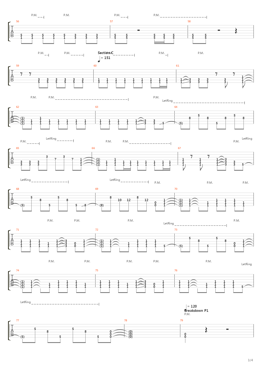 Rope吉他谱