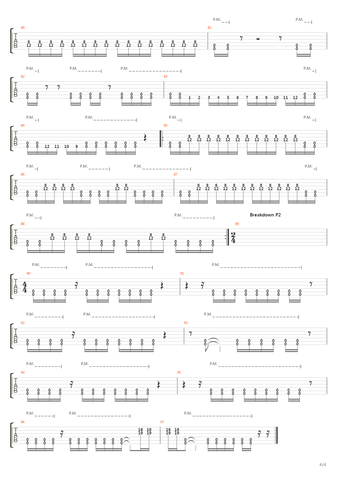 Rope吉他谱