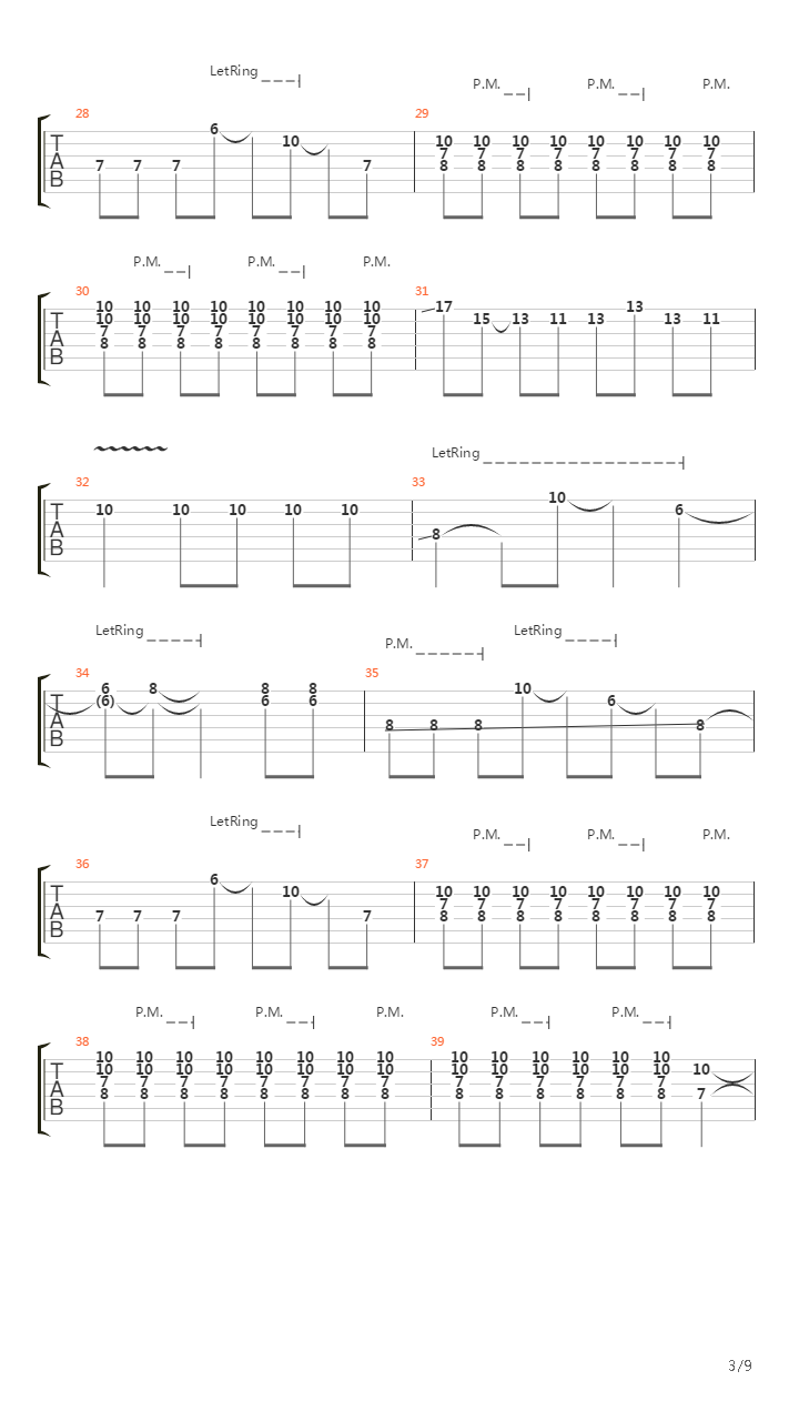 Rope吉他谱