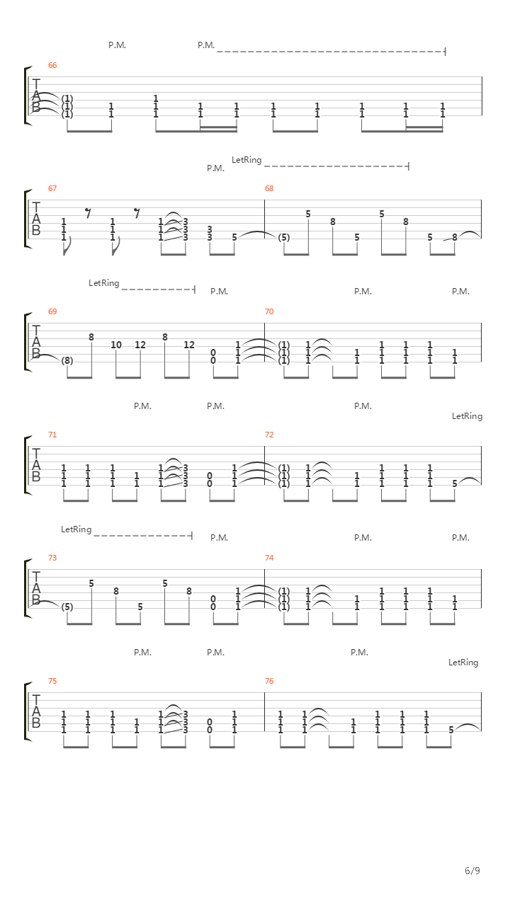 Rope吉他谱