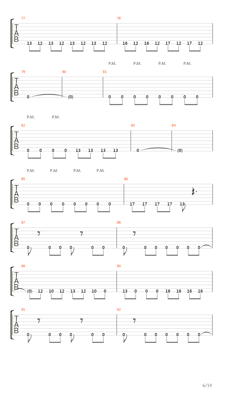 Matrix吉他谱