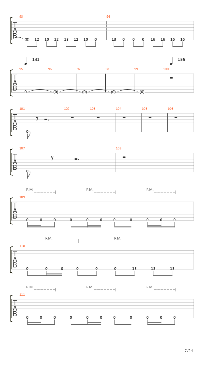 Matrix吉他谱