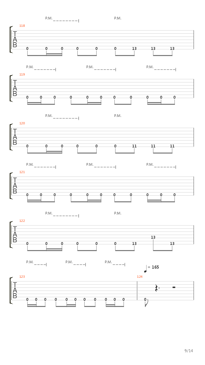 Matrix吉他谱