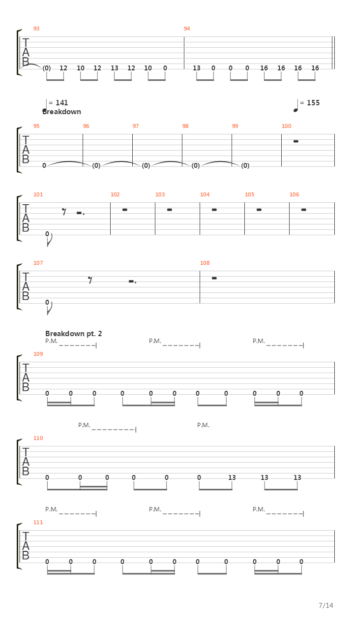 Matrix吉他谱