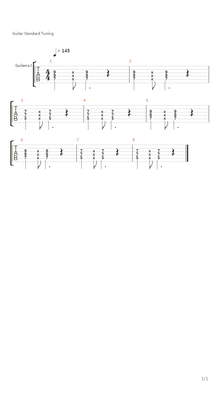 Piel Fiel solo吉他谱
