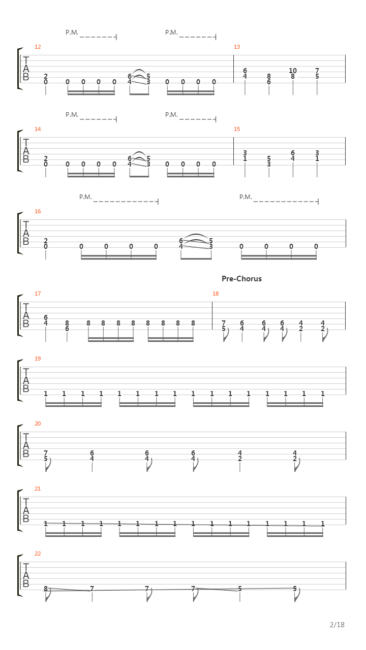 Stab And Stab Again吉他谱