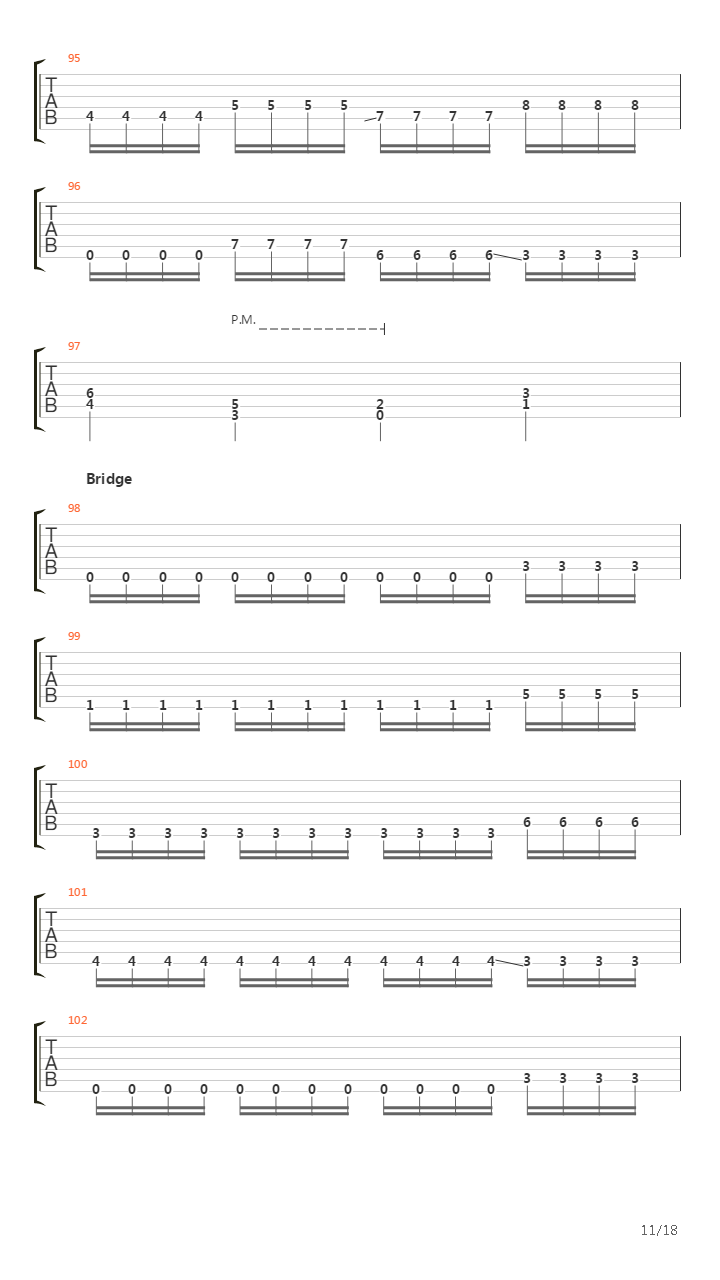 Stab And Stab Again吉他谱