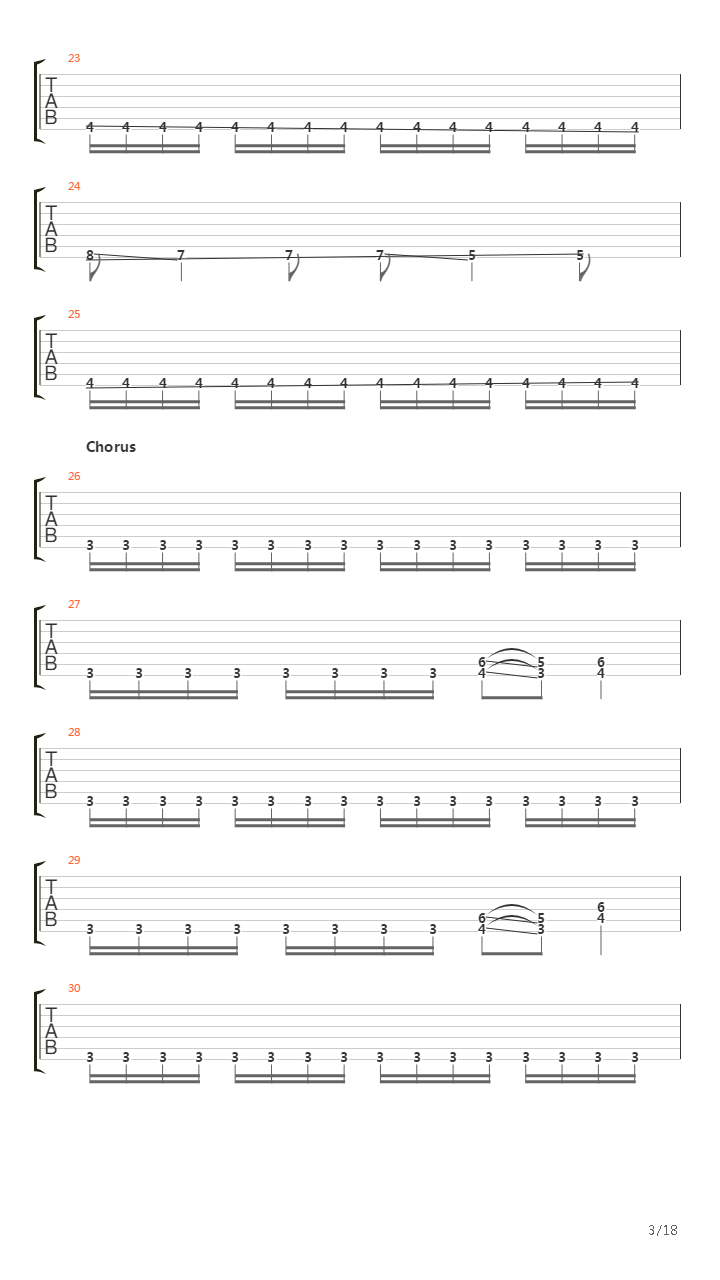 Stab And Stab Again吉他谱