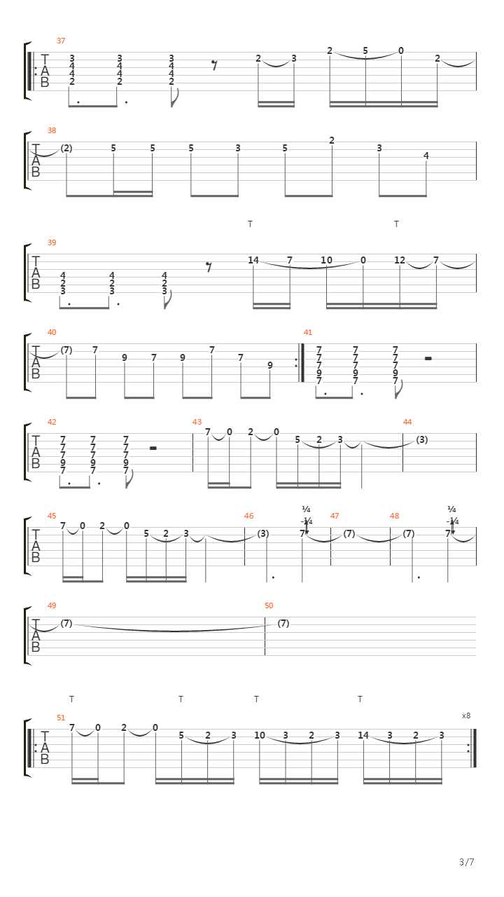 Variation吉他谱