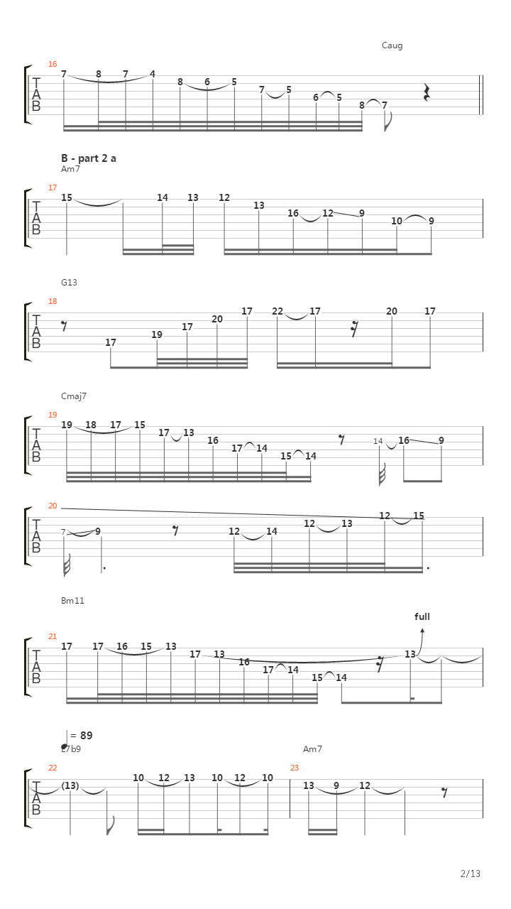 Guitar Sbrego吉他谱