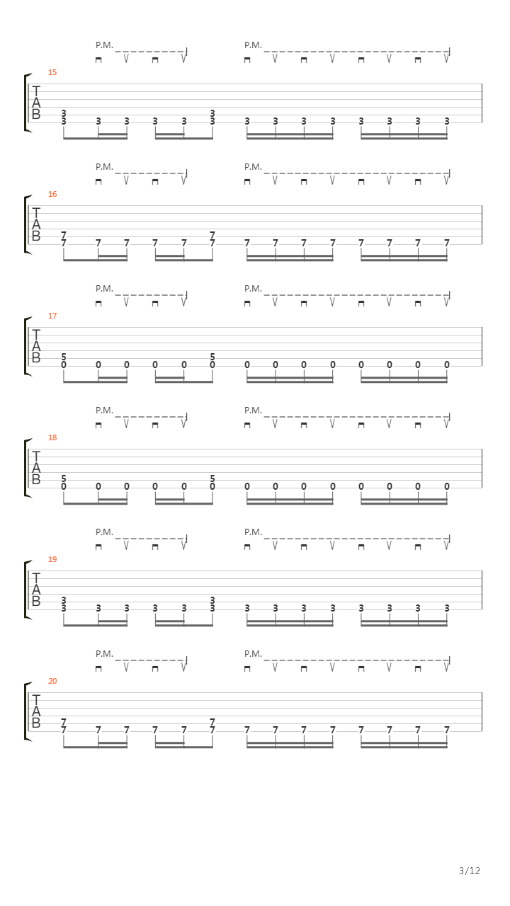 Convalescence吉他谱