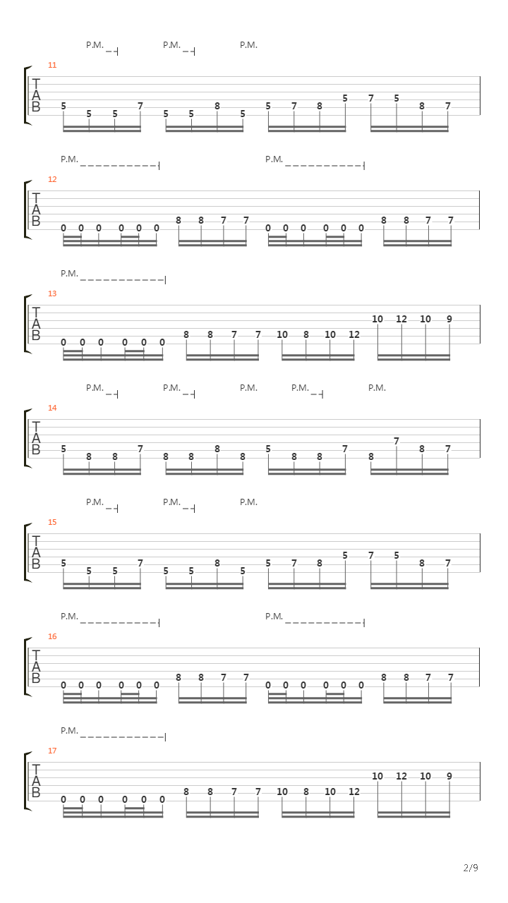 Low吉他谱