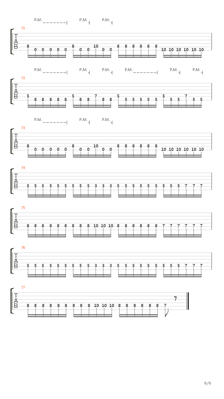 Low吉他谱