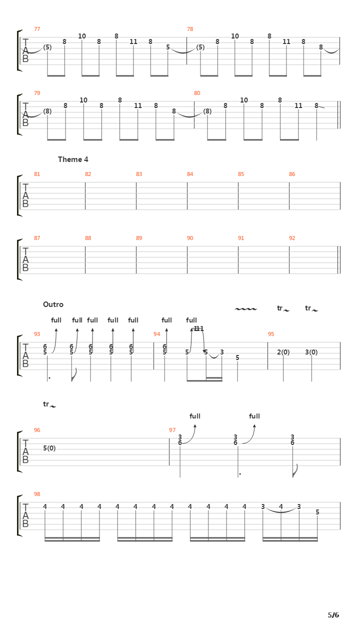 Switch 625吉他谱
