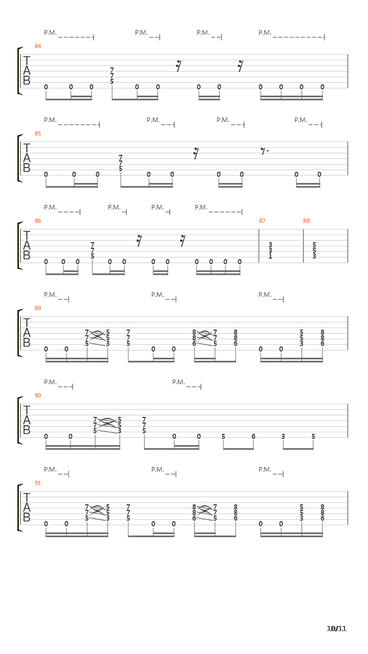 The Glory And The Scum吉他谱