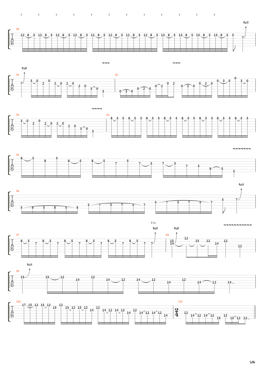 Linvincible Force De La Mort吉他谱