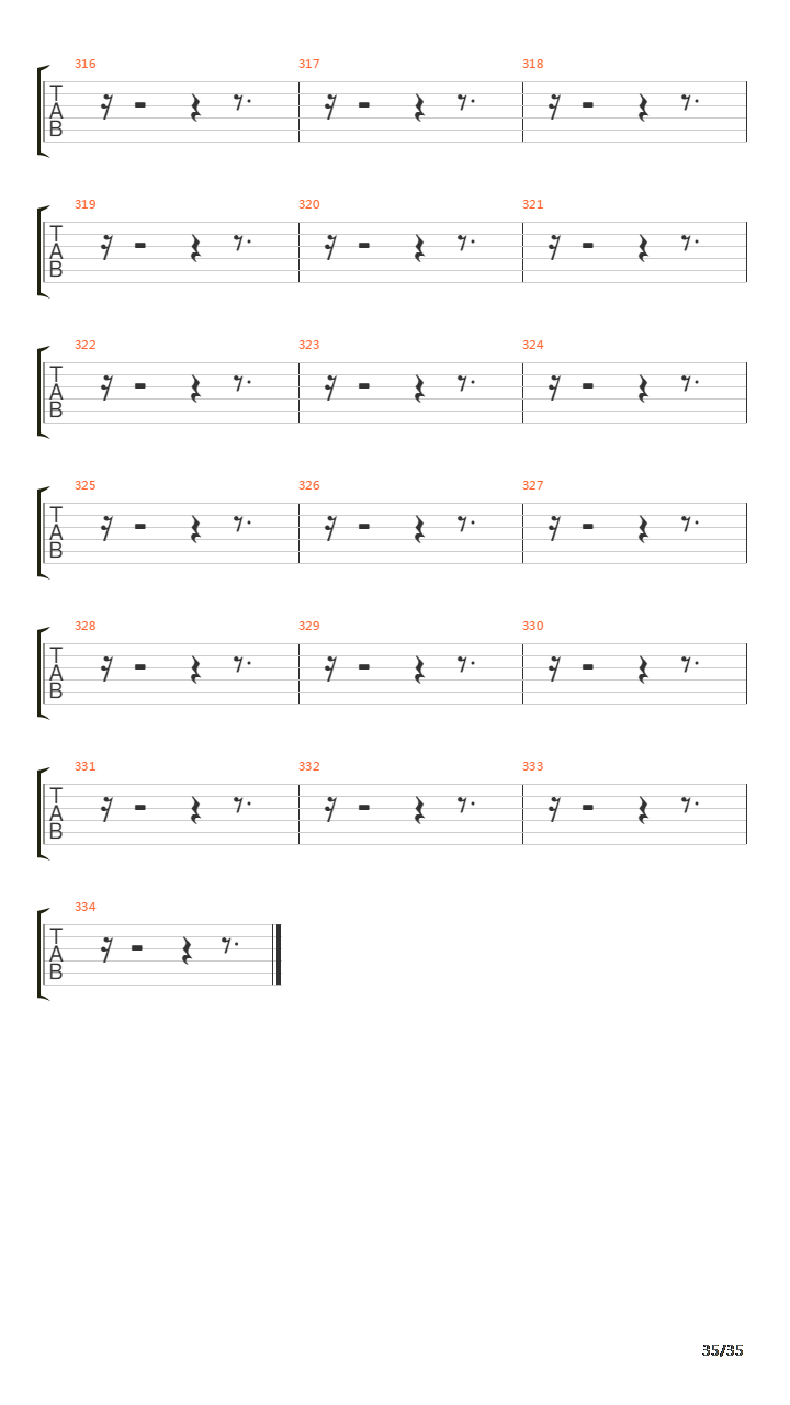 Posthum吉他谱