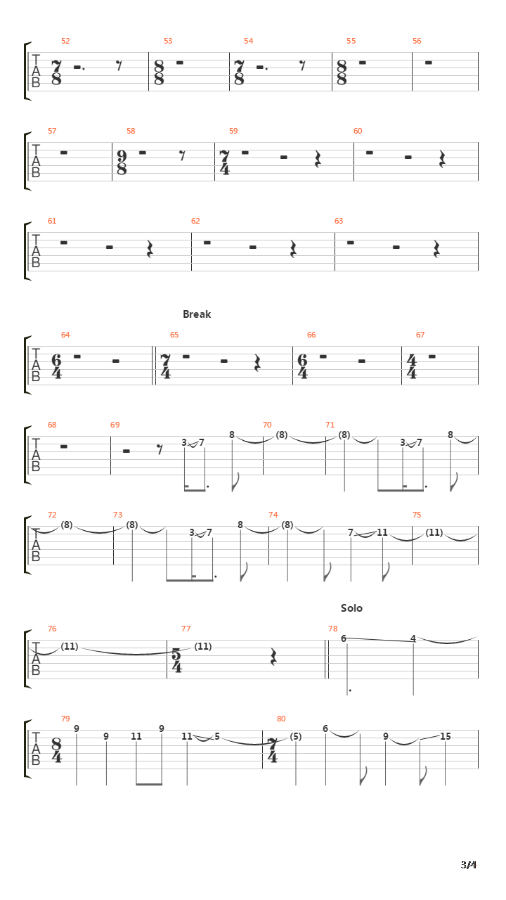 Gato吉他谱