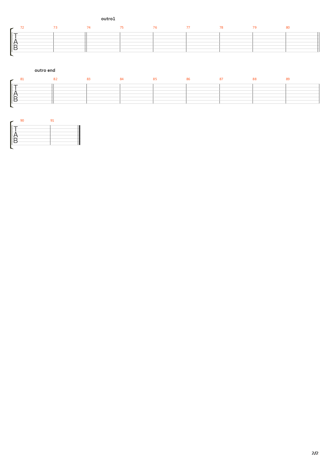 Past s吉他谱