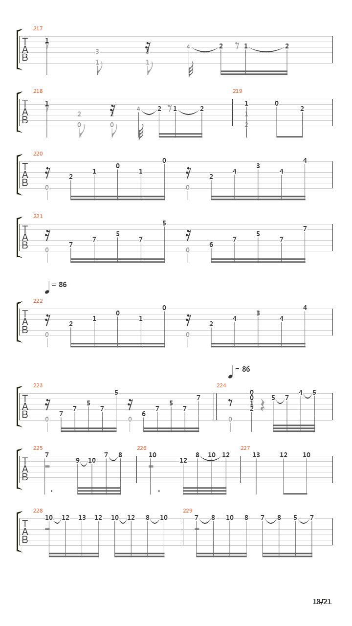 Rondo No 3吉他谱