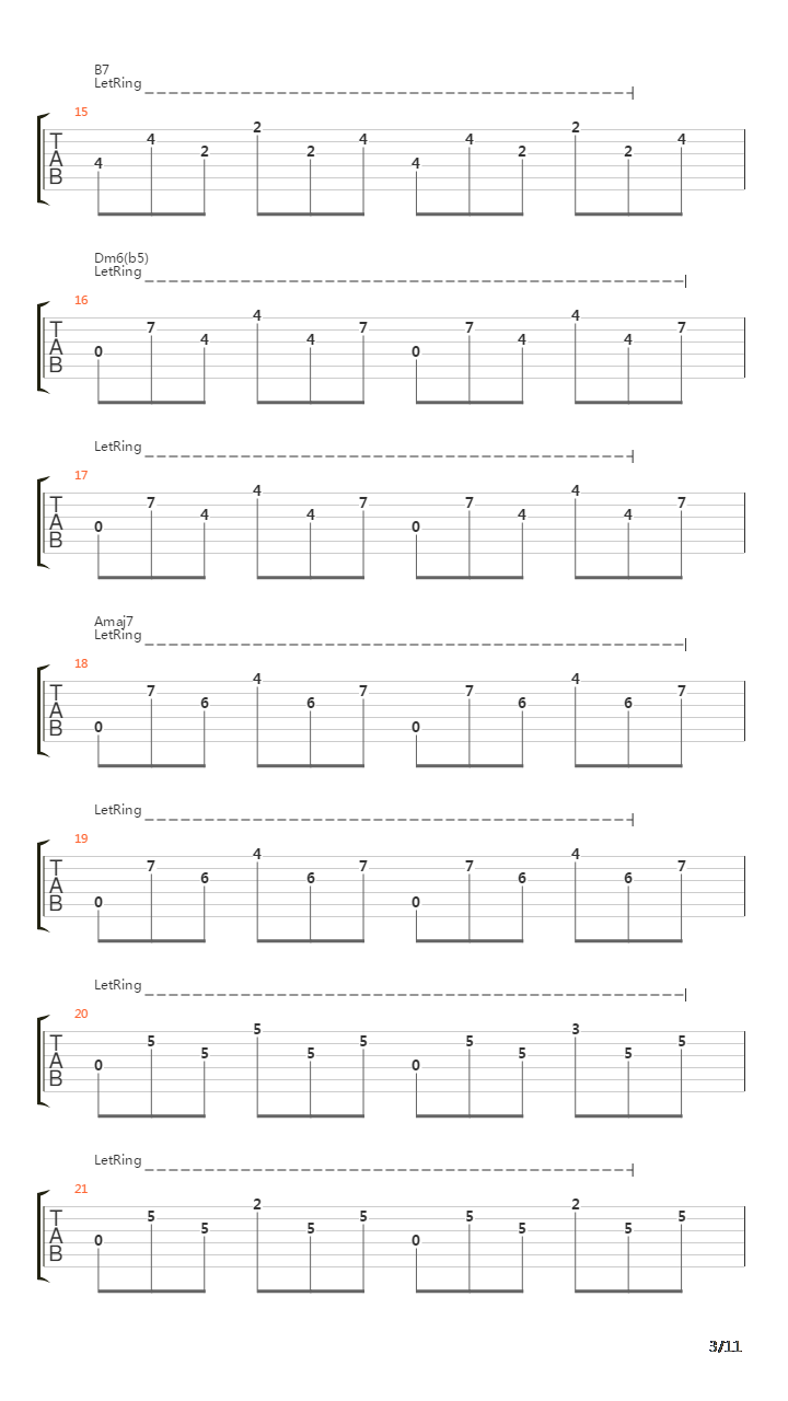 Frey吉他谱