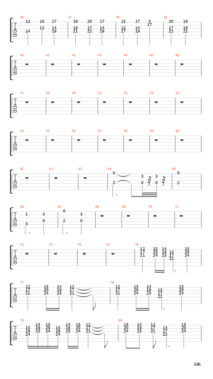 Flight Of The Crow吉他谱