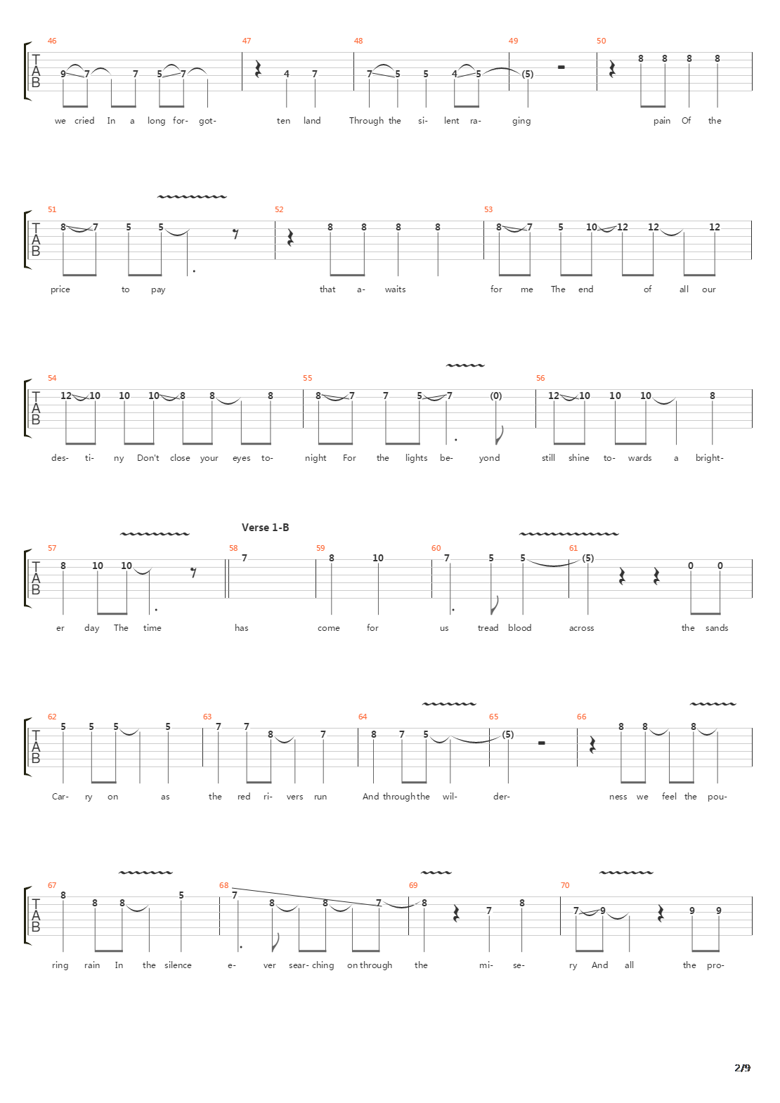 Epm吉他谱