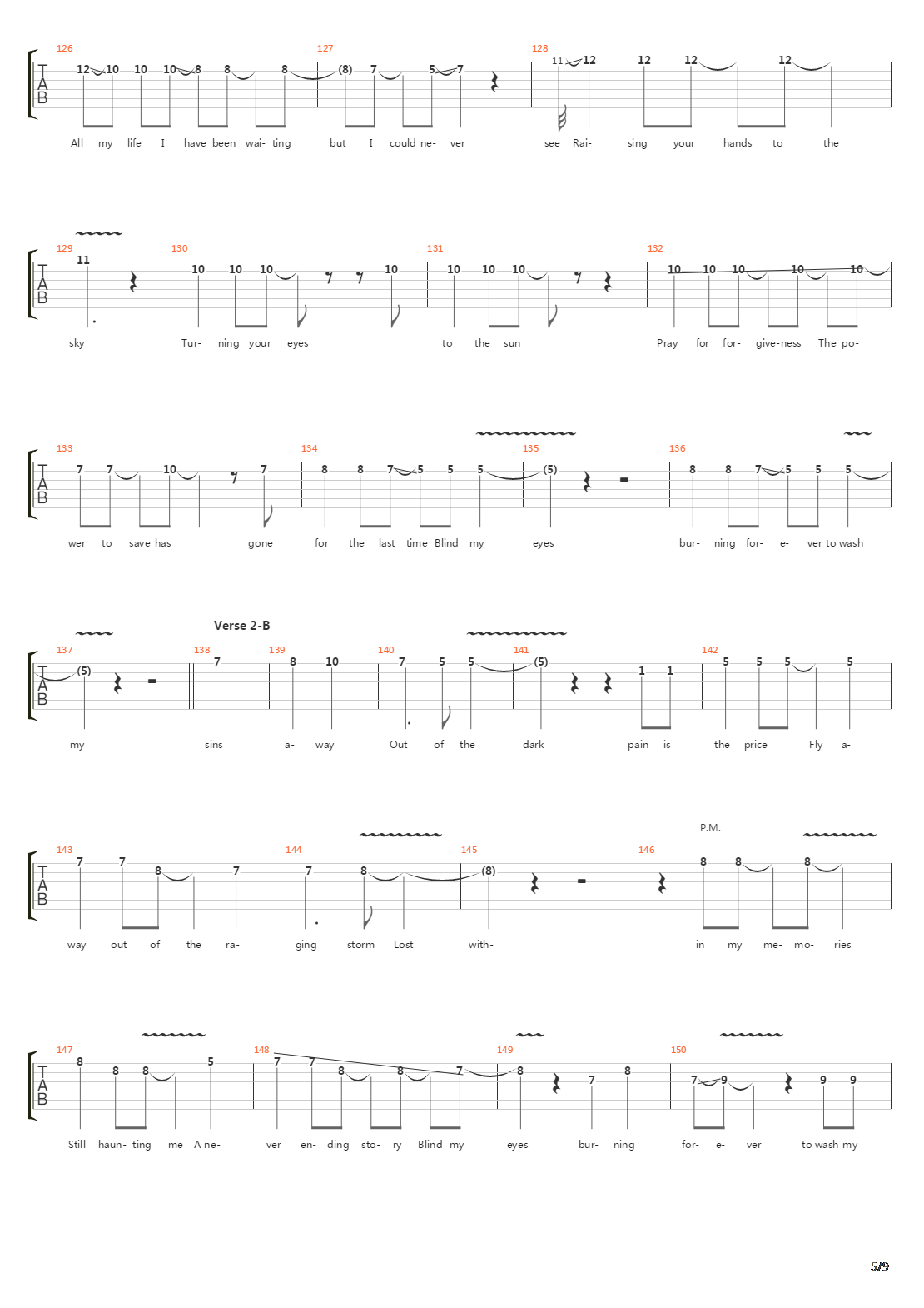 Epm吉他谱