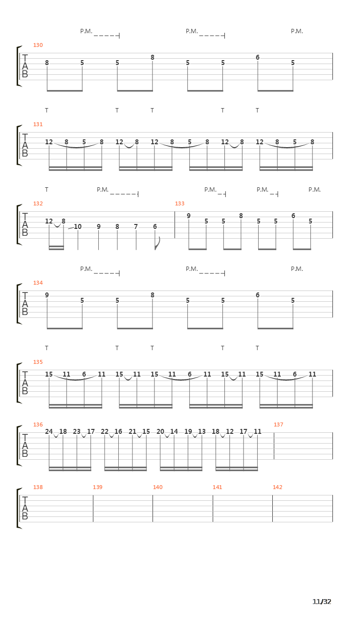 Through The Fire And Flames吉他谱