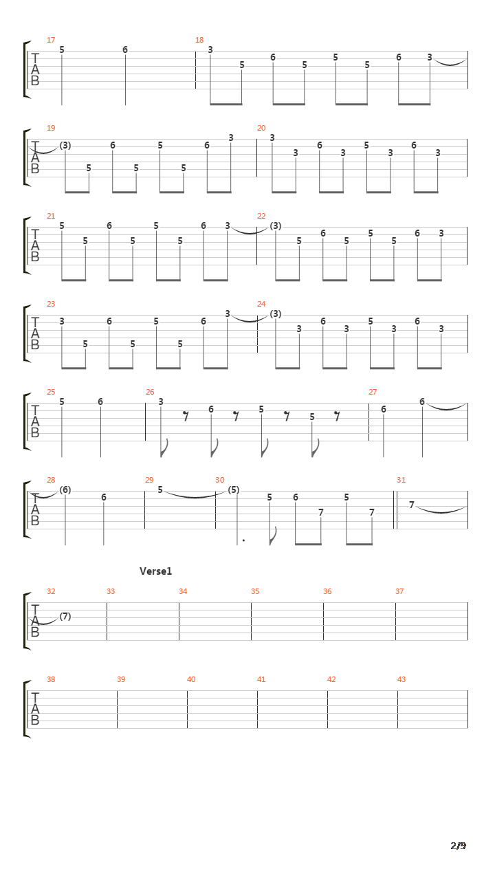 Tides Of War吉他谱