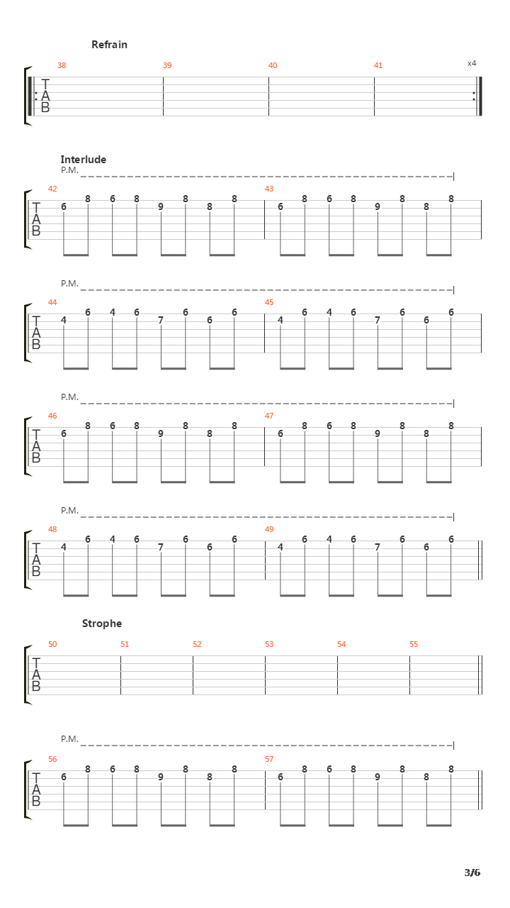 Moskau吉他谱