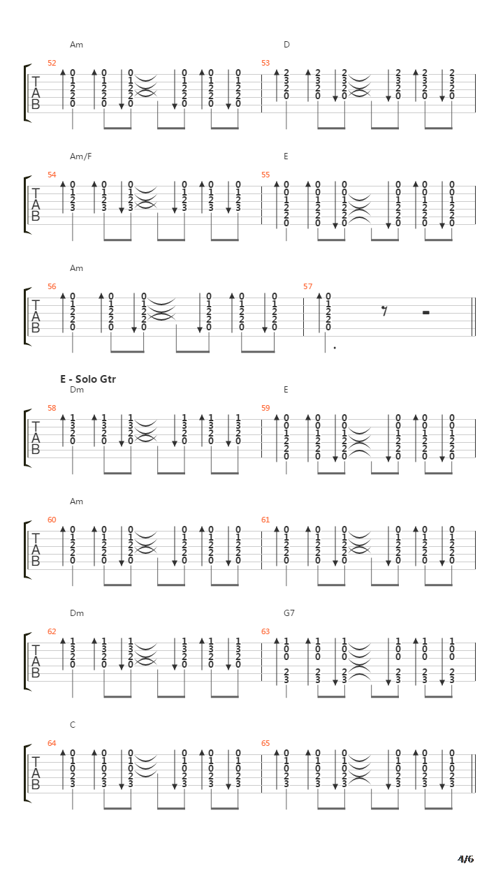 Mi Playa吉他谱