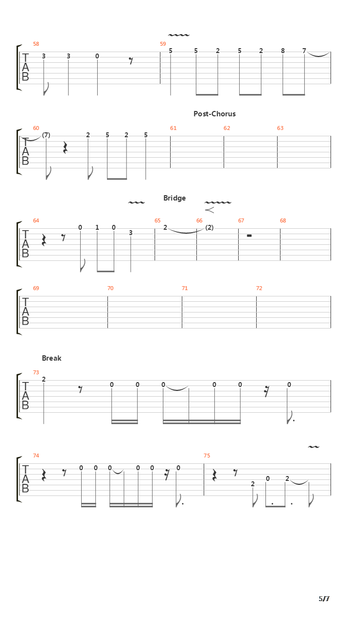 Original Sin吉他谱