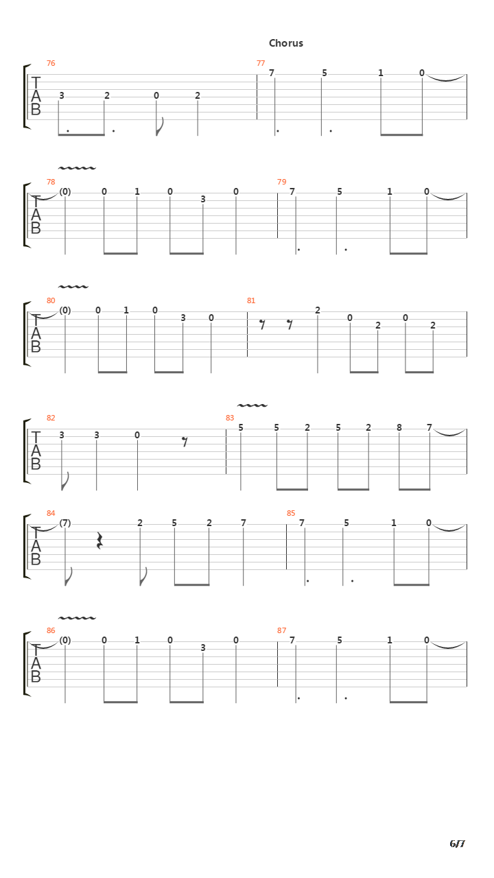 Original Sin吉他谱