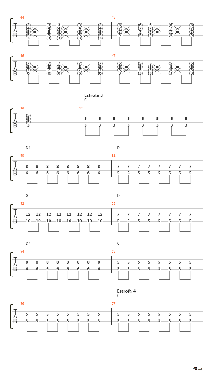 Segundo Tema吉他谱