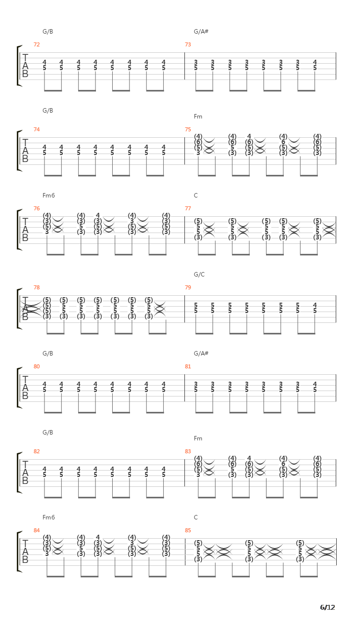 Segundo Tema吉他谱