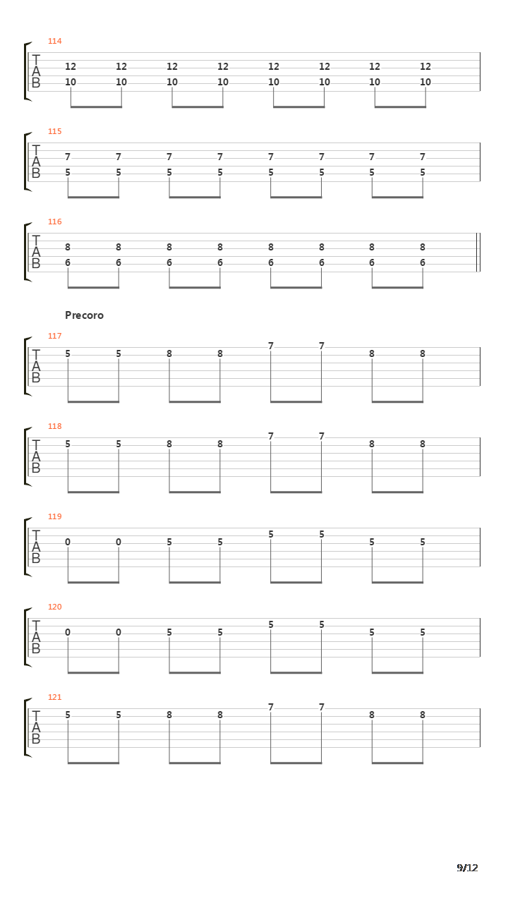 Segundo Tema吉他谱