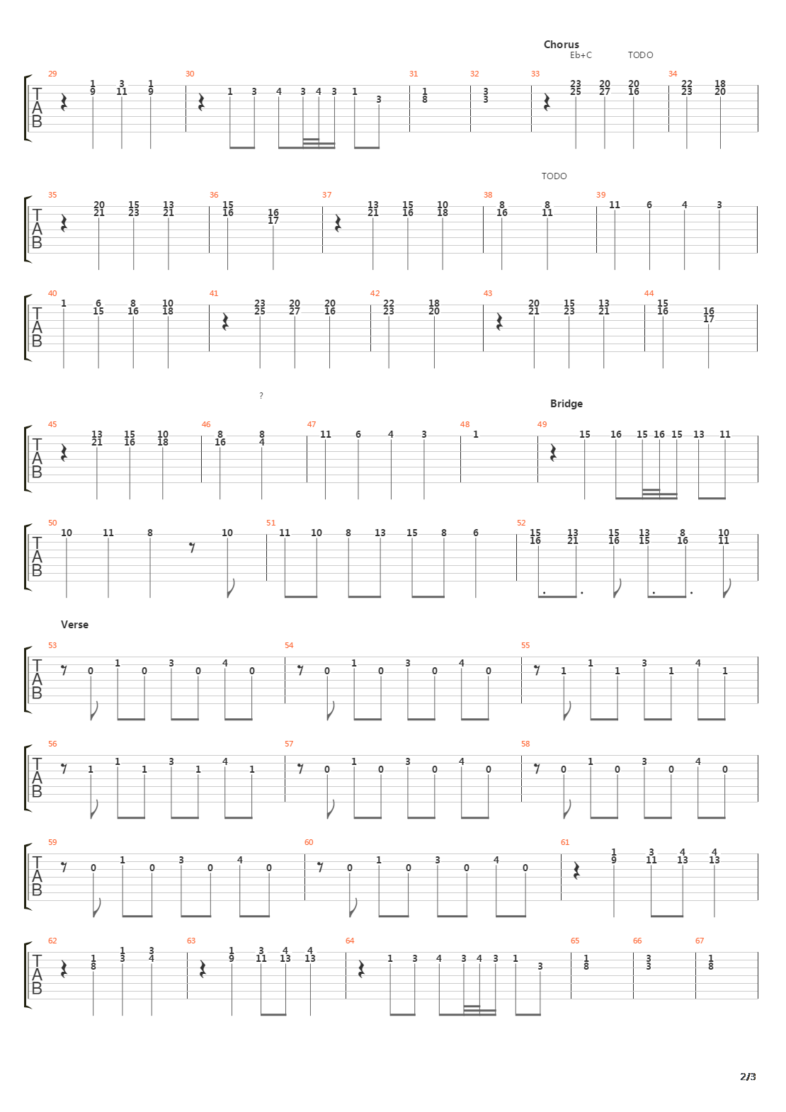 Linger吉他谱