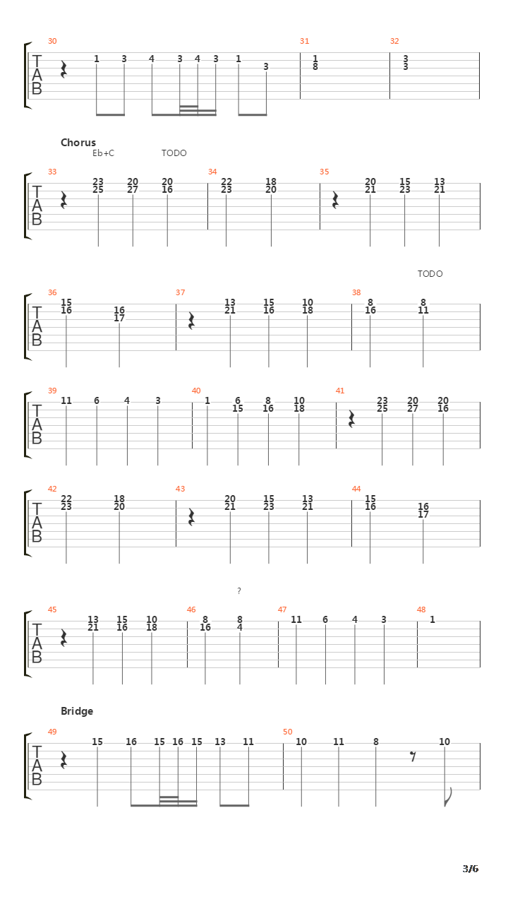 Linger吉他谱