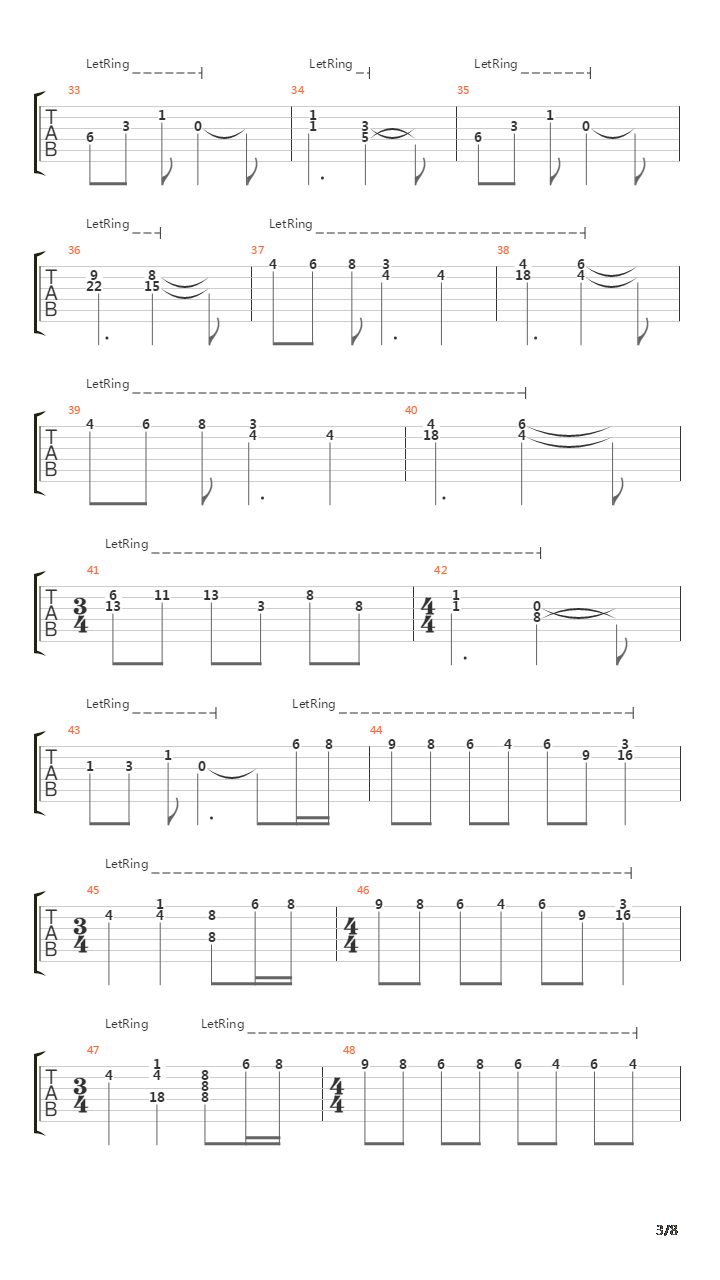 Tides Of Time吉他谱