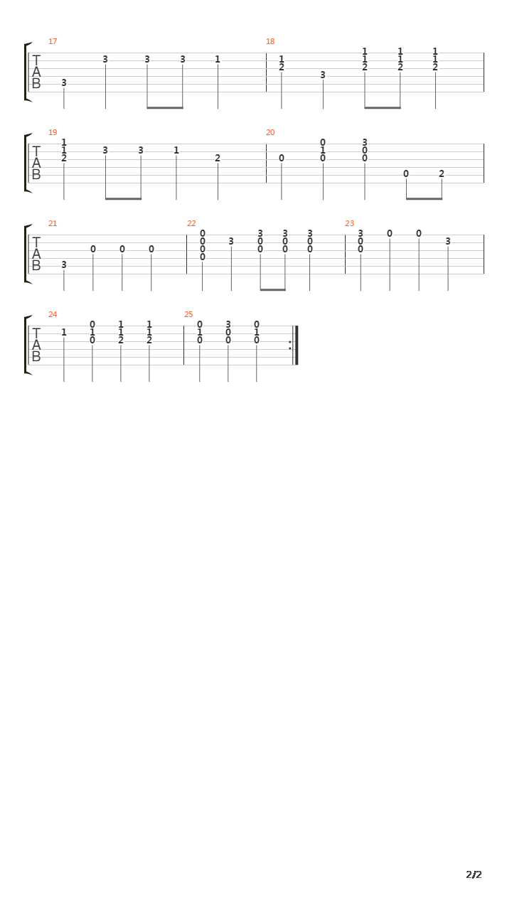 Alberta吉他谱