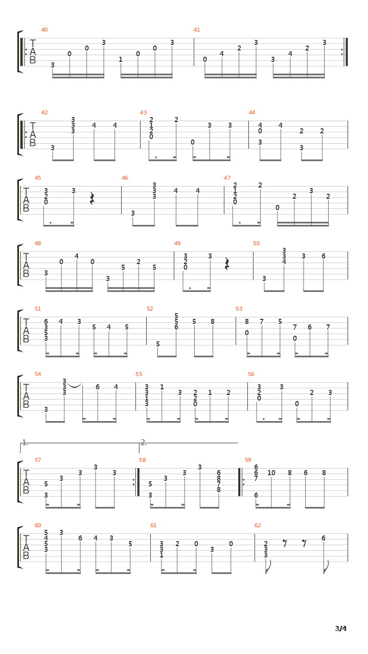 Brejeiro吉他谱