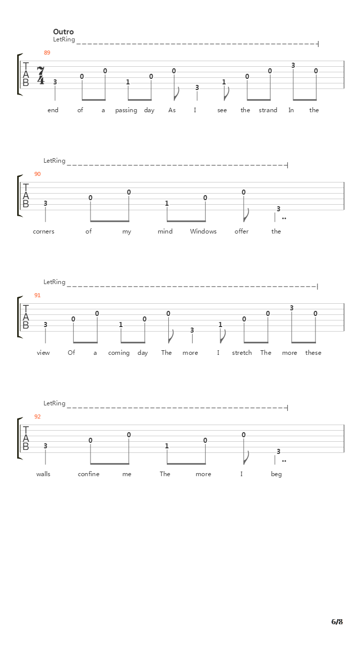 The Strand吉他谱