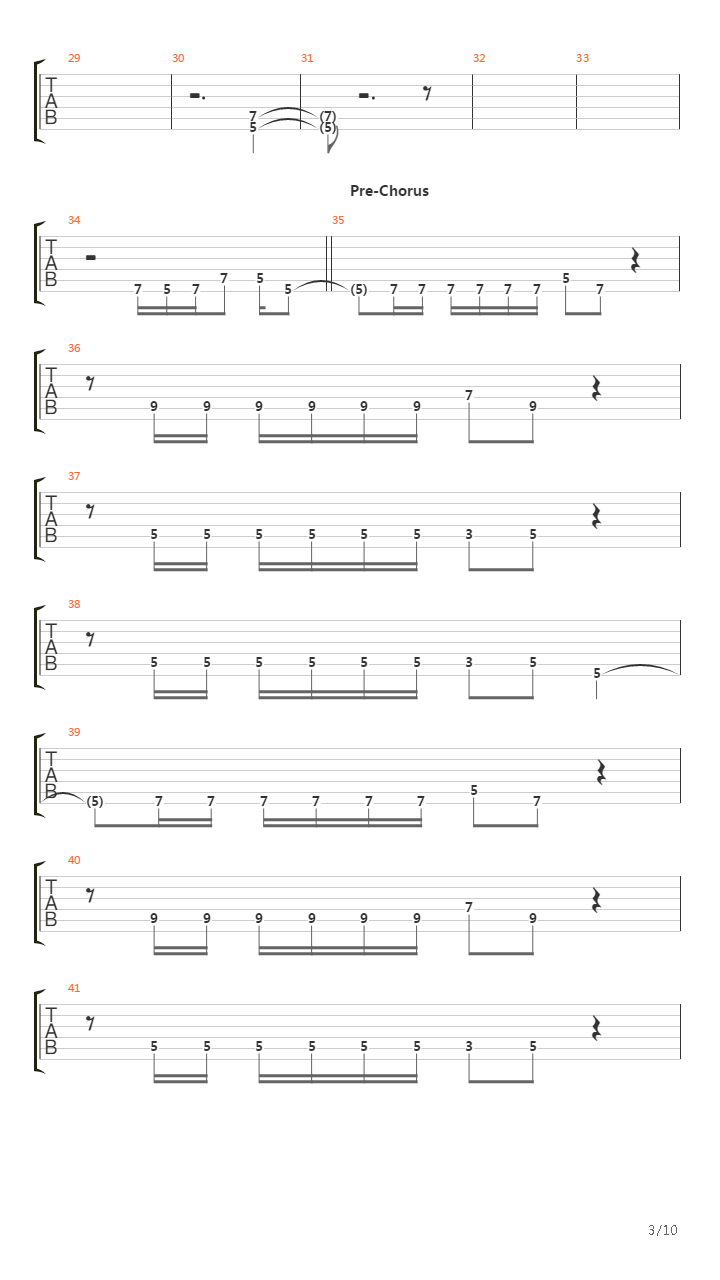 Rope吉他谱