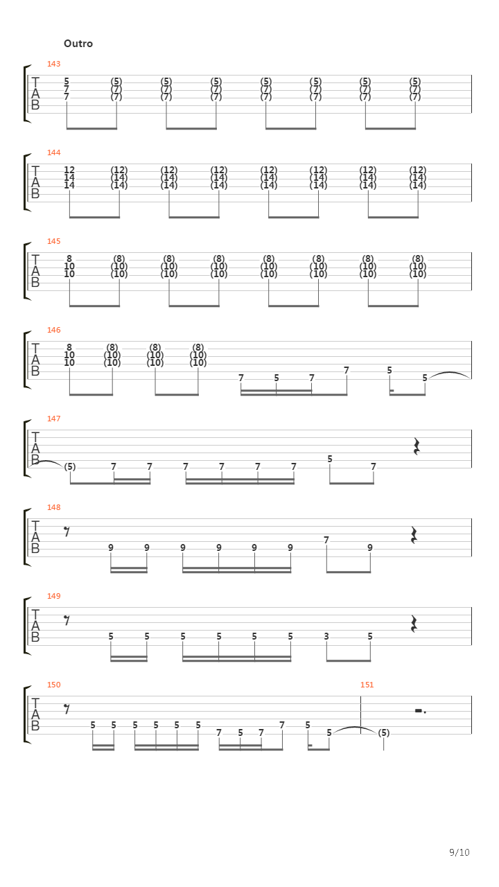 Rope吉他谱