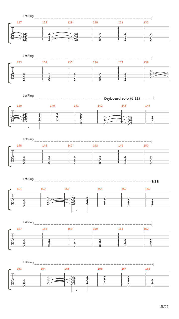 The Musical Box吉他谱