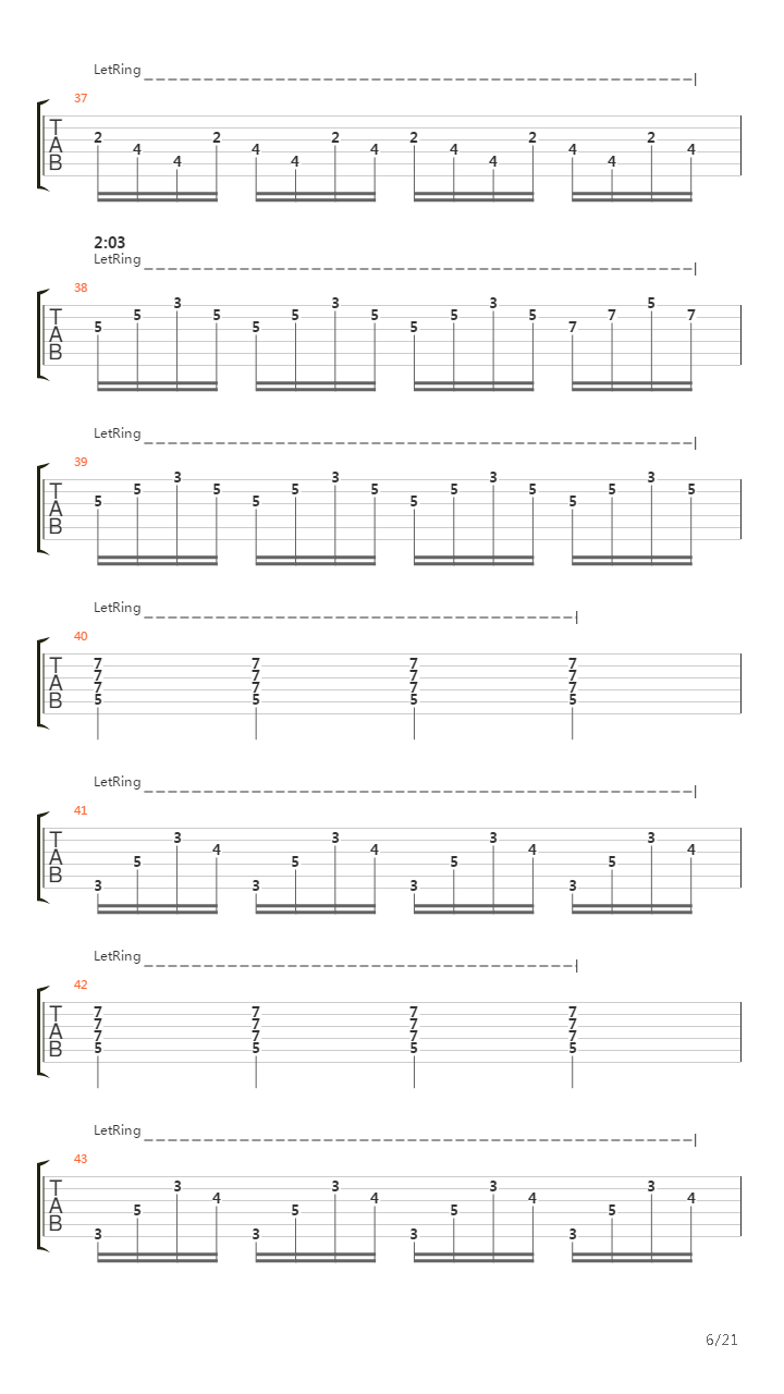 The Musical Box吉他谱