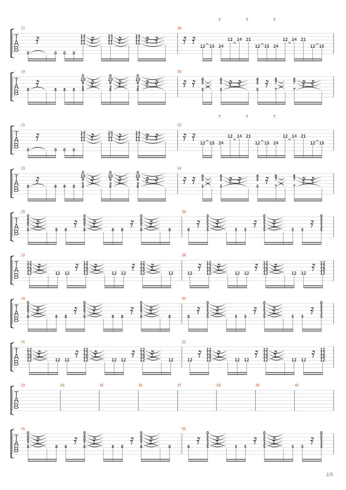 Detached吉他谱