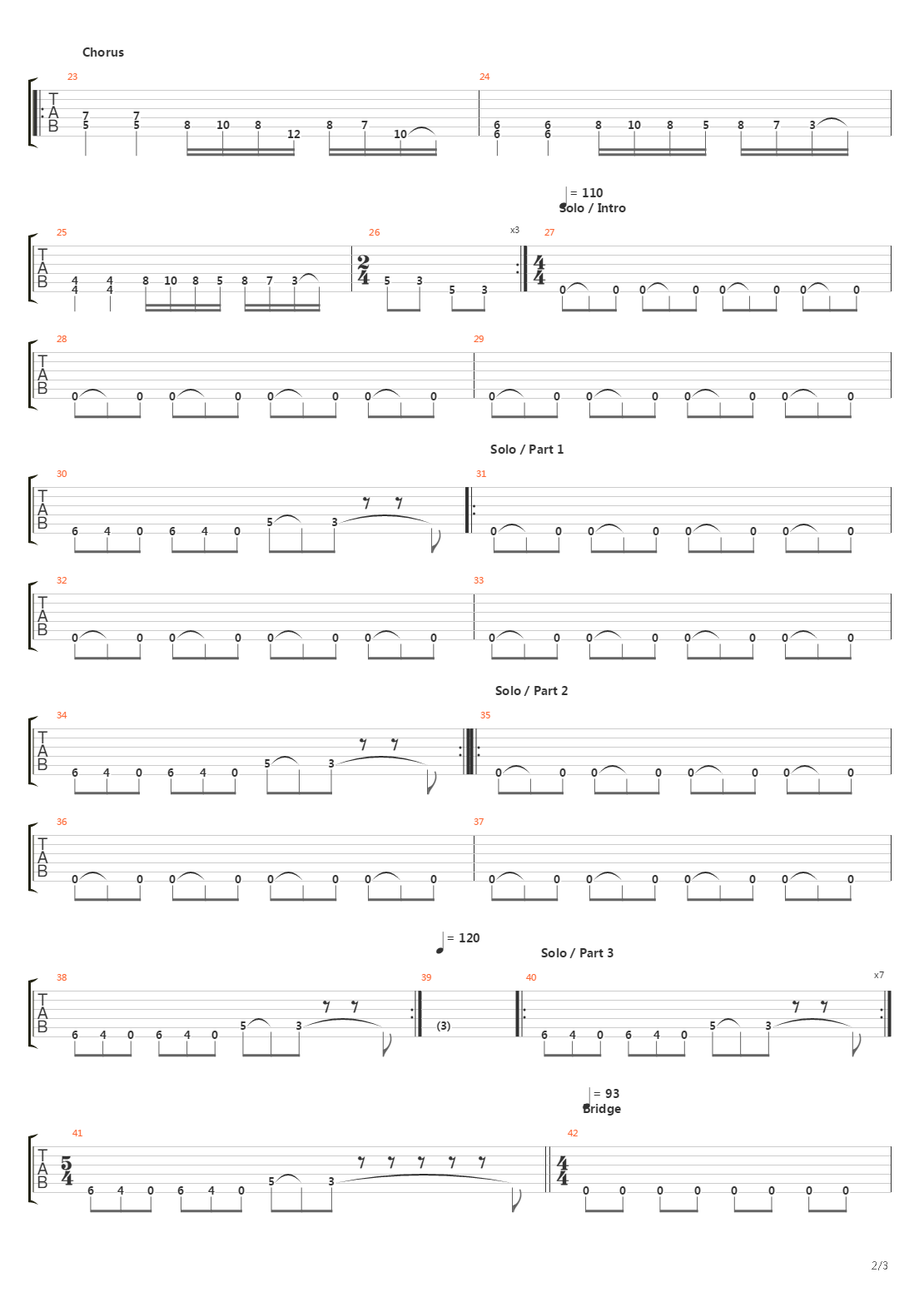 Elevated Man吉他谱