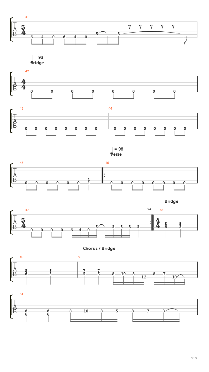 Elevated Man吉他谱